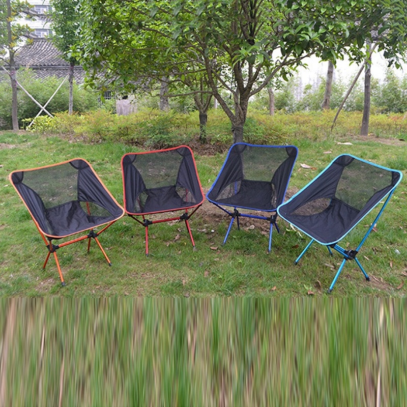 초경량 야외 접이식 캠핑 의자, 피크닉 하이킹 여행 레저 배낭 달 관측 낚시 휴대용 의자